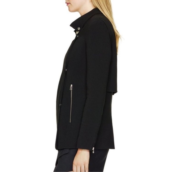 Aritizia Wilfred Burgundy Mayat Crepe Women's Jacket, Mulled Wine Color, NWOT - Picture 11 of 11